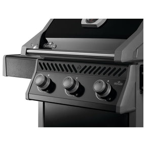 Napoleon Rogue 425 3-Burner Propane Gas Grill with Folding Side Shelves Black R425PK-2