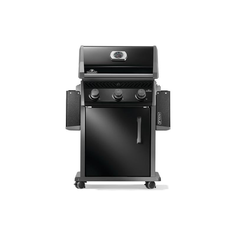 Napoleon Rogue 425 3-Burner Propane Gas Grill with Folding Side Shelves Black R425PK-2