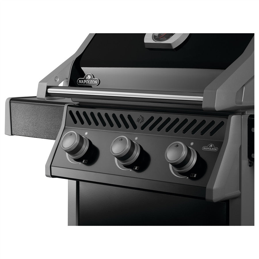 Napoleon Rogue 425 3-Burner Propane Gas Grill with Stainless Steel Cooking Grids Black – R425PK-2-SS