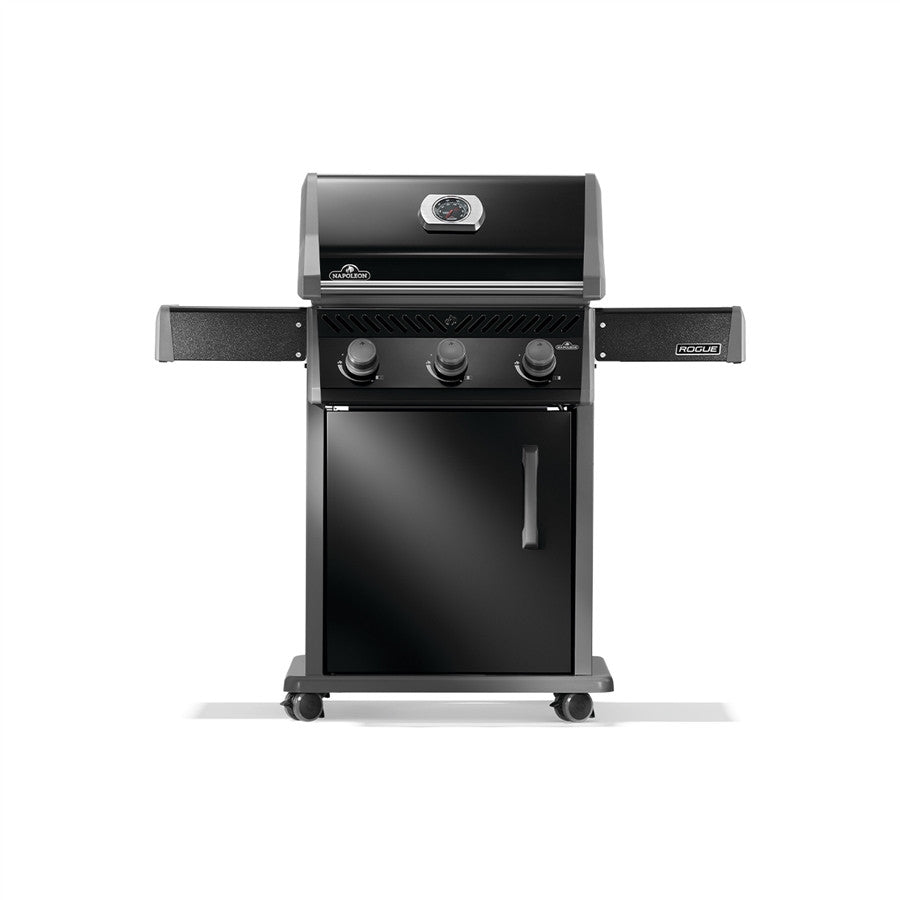 Napoleon Rogue 425 3-Burner Natural Gas Grill with Stainless Steel Cooking Grids Black – R425NK-2-SS