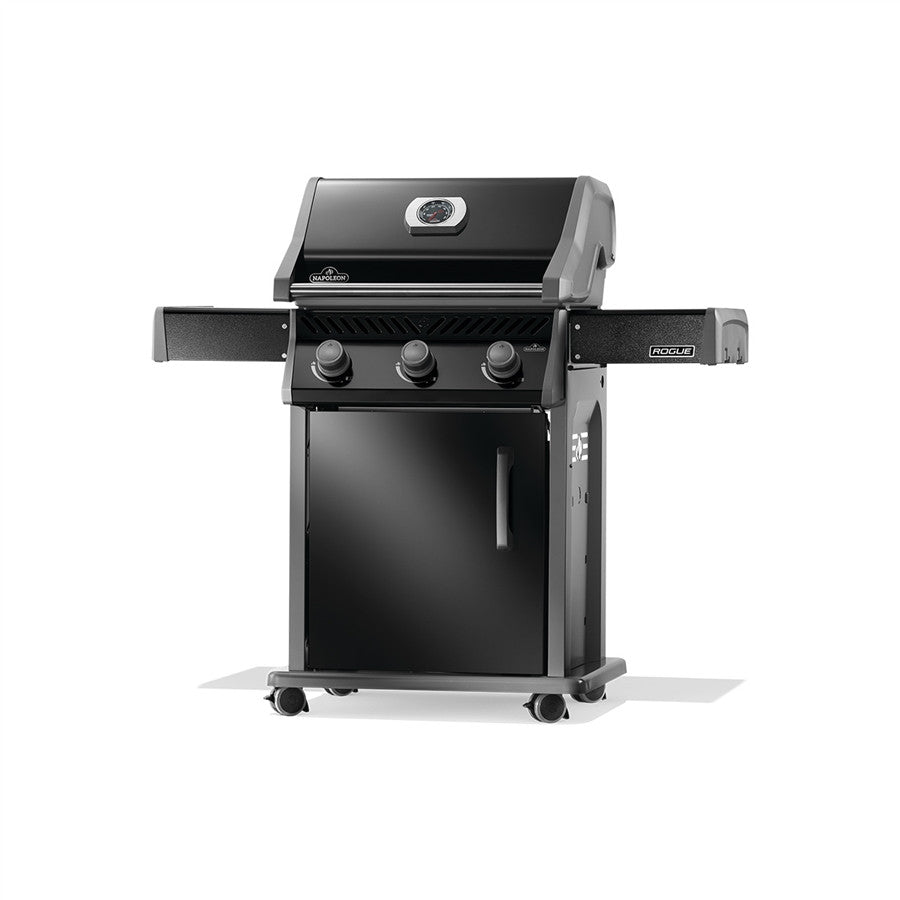 Napoleon Rogue 425 3-Burner Natural Gas Grill with Stainless Steel Cooking Grids Black – R425NK-2-SS