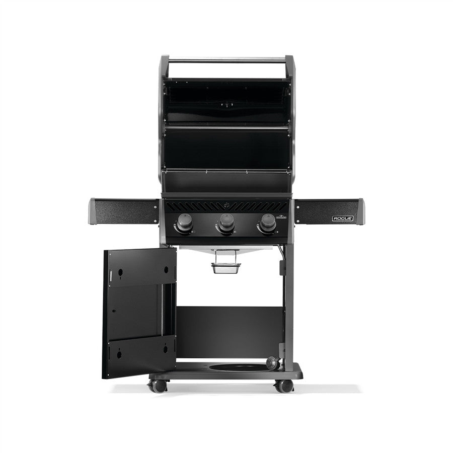 Napoleon Rogue 425 3-Burner Propane Gas Grill with Stainless Steel Cooking Grids Black – R425PK-2-SS