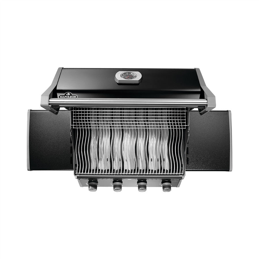 Napoleon Rogue 425 3-Burner Propane Gas Grill with Stainless Steel Cooking Grids Black – R425PK-2-SS