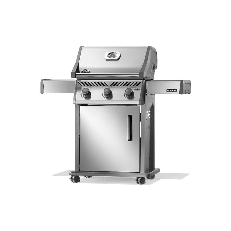 Napoleon Rogue 425 3-Burner Propane Gas Grill with Folding Side Shelves & Stainless Steel Finish R425PSS-2