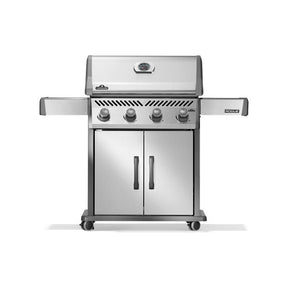 Napoleon Rogue 525 4-Burner Natural Gas Grill with Folding Side Shelves Stainless Steel R525NSS-2