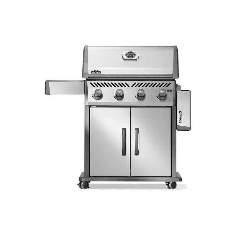 Napoleon Rogue 525 4-Burner Natural Gas Grill with Folding Side Shelves Stainless Steel R525NSS-2