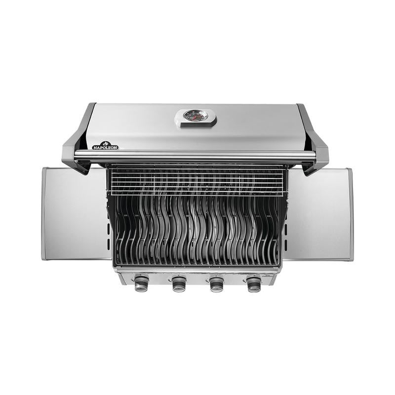 Napoleon Rogue 525 4-Burner Natural Gas Grill with Folding Side Shelves Stainless Steel R525NSS-2