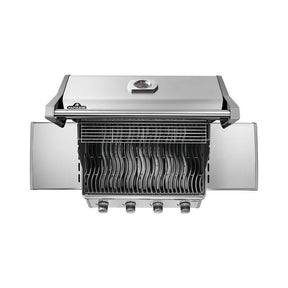 Napoleon Rogue 525 4-Burner Natural Gas Grill with Folding Side Shelves Stainless Steel R525NSS-2