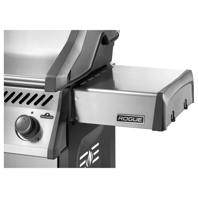 Napoleon Rogue 525 4-Burner Natural Gas Grill with Folding Side Shelves Stainless Steel R525NSS-2