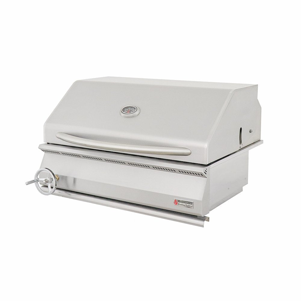 Stainless steel grill on a white background