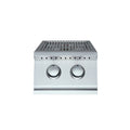 Stainless steel Burner on a white background