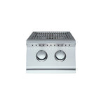 Stainless steel Burner on a white background