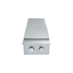 Stainless steel Burner on a white background