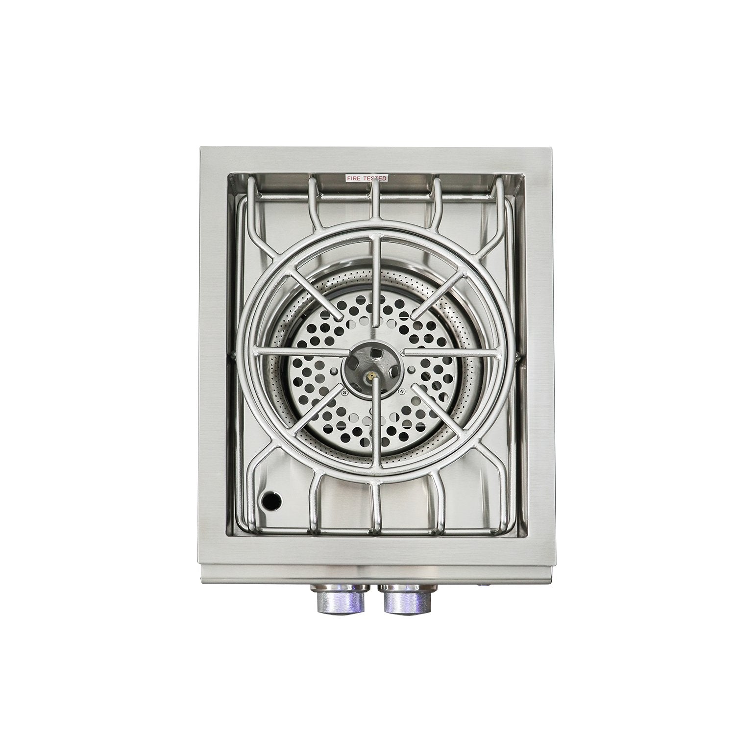 Stainless steel gas Burner  burner on a white background
