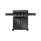 Napoleon Rogue PRO Phantom 30 Inch Natural Gas Griddle 4 Burners Stainless Steel Cooktop Matte Black RP30FTNK-PHM