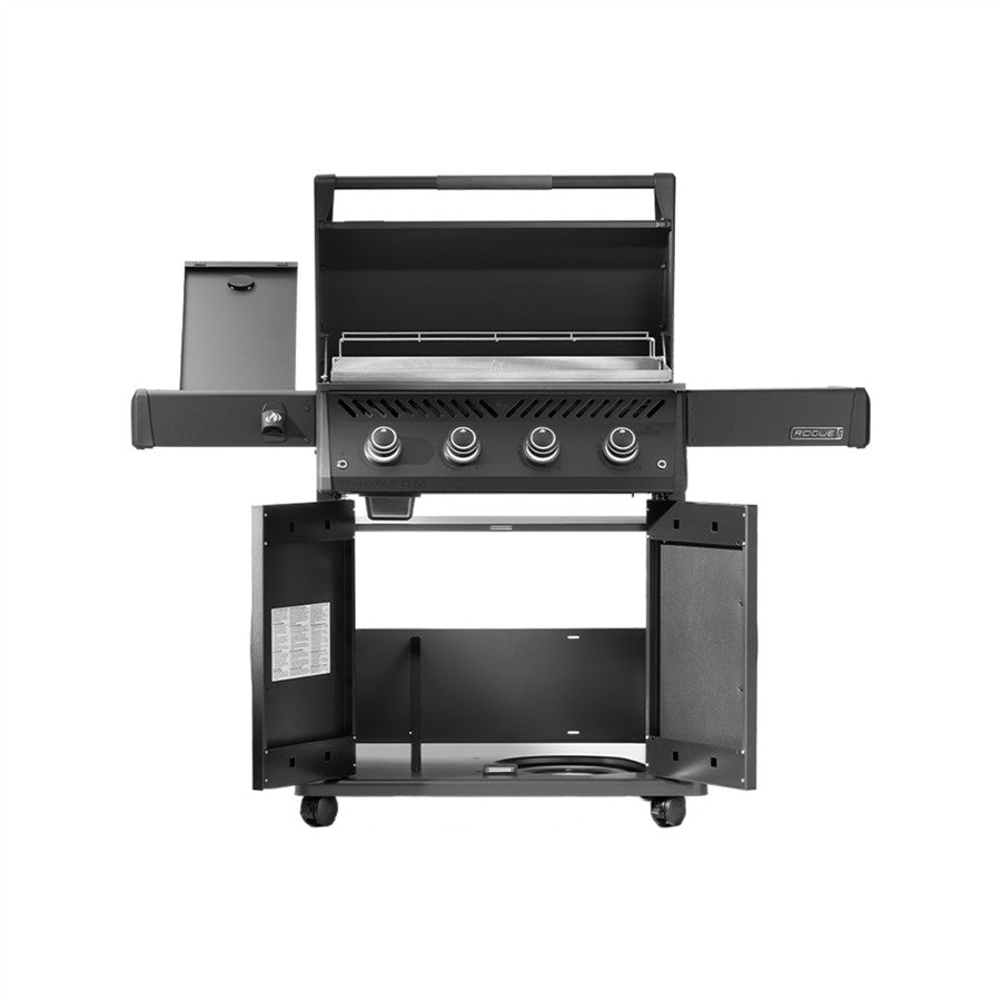 Napoleon Rogue PRO Phantom 30-Inch Propane Griddle Cart with 4 Main Burners, Rust-Resistant Stainless Steel Cooktop, Matte Black – RP30FTPK-PHM (Copy)