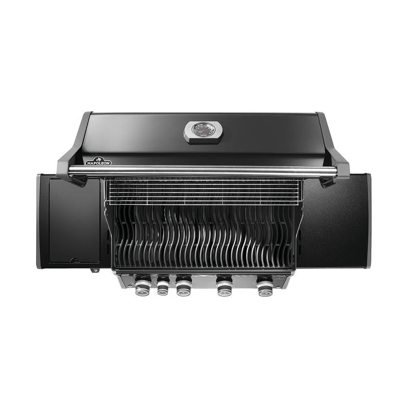 Napoleon Rogue® PRO 525 SIB Propane Gas Grill, 4 Main Burners, Infrared Side Burner, Black Finish, RP525SIBPK-2