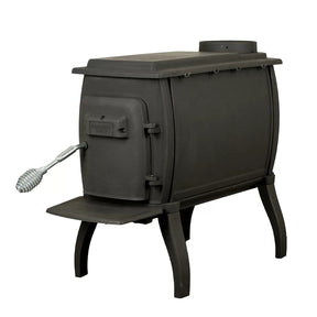 US Stove US1261E 900 sq. ft. Cast Iron Log Wood Stove