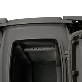 US Stove US1261E 900 sq. ft. Cast Iron Log Wood Stove - Close-up of a vehicle roof rack system