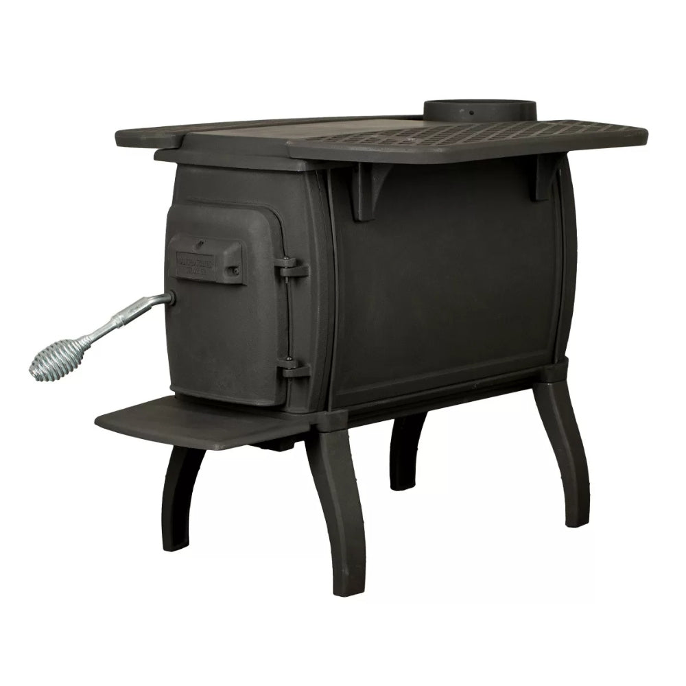 US Stove US1261E-KIT Cast Iron Log Wood Stove