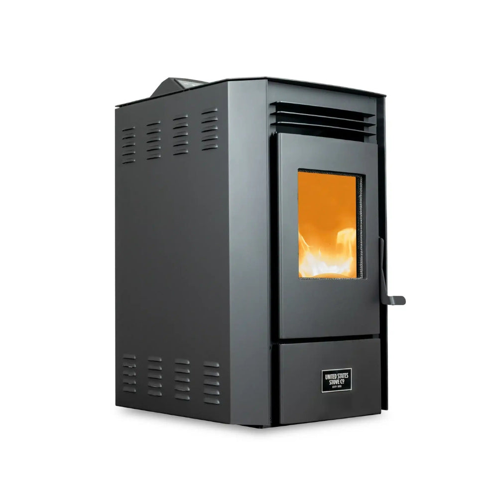 US Stove US5513-W Pellet Stove 40 lb. Hopper (1,800 Sq. Ft.)