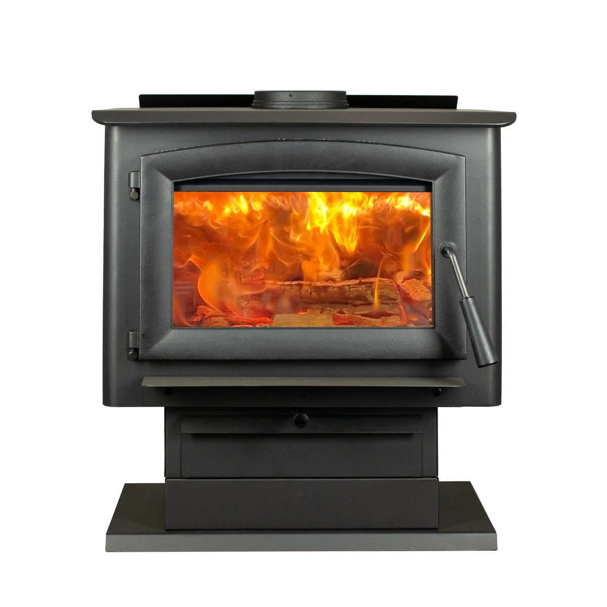 Vogelzang VG2020E-P 2,000 Sq. Ft. Pedestal Wood Stove