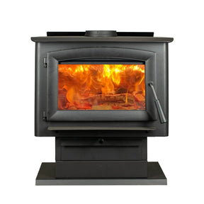 Vogelzang VG2020E-P 2,000 Sq. Ft. Pedestal Wood Stove
