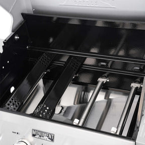 Monument Grills Mesa 400MF Stainless Gas Grill with Viewing Lid & 4 Burners – M400MF