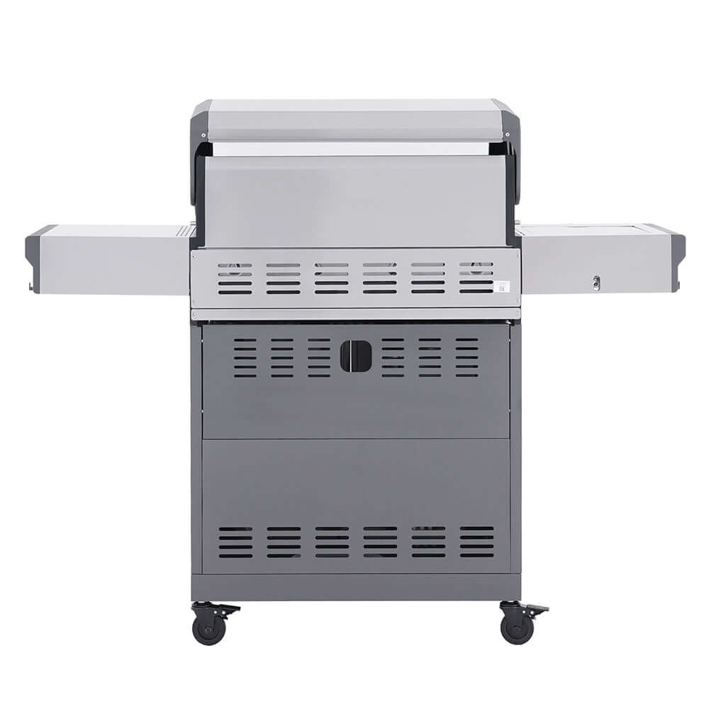 Monument Grills Eminence 405 Smart Stainless Steel Gas Grill with ClearView Lid & Bluetooth App - E405