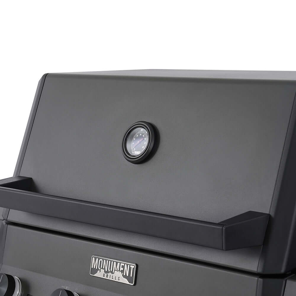 Monument Grills Eminence 425 Propane Gas Grill with Side Burner & 60,000 BTU Output - E425