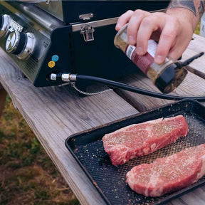 Monument Grills G22 Tabletop Propane Gas Grill Stainless Steel Portable Cooking Grill 15,000 BTU SKU G22