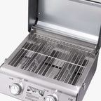 Monument Grills G22 Tabletop Propane Gas Grill Stainless Steel Portable Cooking Grill 15,000 BTU SKU G22