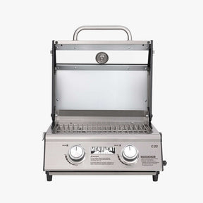 Monument Grills G22 Tabletop Propane Gas Grill Stainless Steel Portable Cooking Grill 15,000 BTU SKU G22