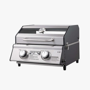 Monument Grills G22 Tabletop Propane Gas Grill Stainless Steel Portable Cooking Grill 15,000 BTU SKU G22