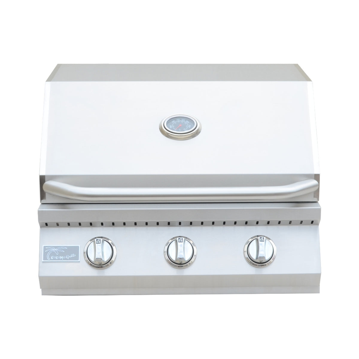 Kokomo Grills 26” Built-In Gas Grill – 3 Burner Stainless Steel BBQ | KO-BAK3BG