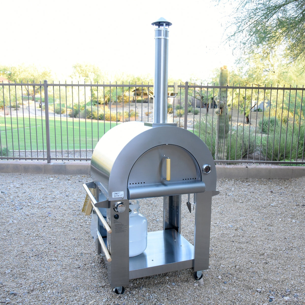 Kokomo Grills 32 Inch Gas or Wood Dual Fuel Pizza Oven | KO-PIZZAOVEN