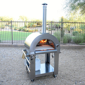 Kokomo Grills 32 Inch Gas or Wood Dual Fuel Pizza Oven | KO-PIZZAOVEN
