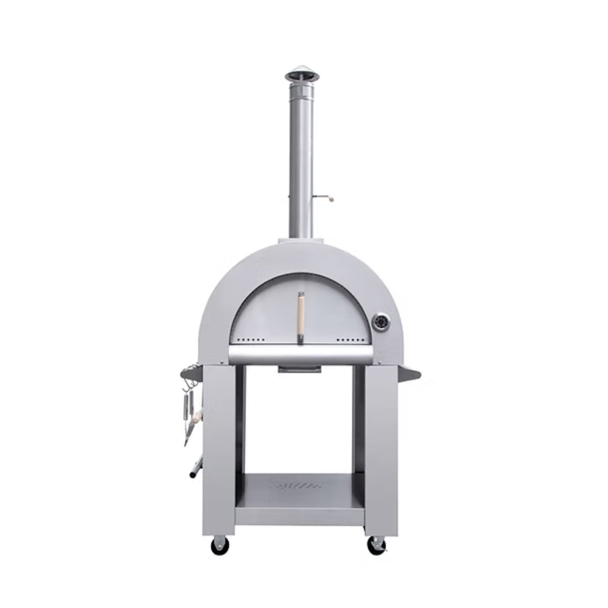 Kokomo Grills 32-Inch Wood-Fired Stainless Steel Pizza Oven