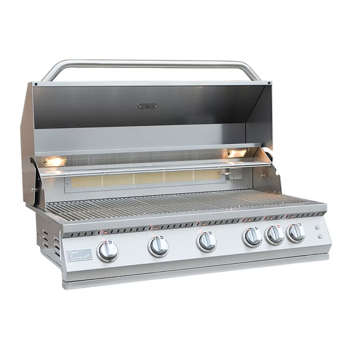 Kokomo Grills 40” Professional Built-In Gas Grill – 5 Burners with Infrared Back Burner | KO-BAK5BG-PRO