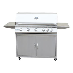 Kokomo Grills 5 Burner 40 Inch BBQ Grill with 304 Stainless Steel Cart