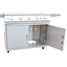 Kokomo Grills 5 Burner 40 Inch BBQ Grill with 304 Stainless Steel Cart