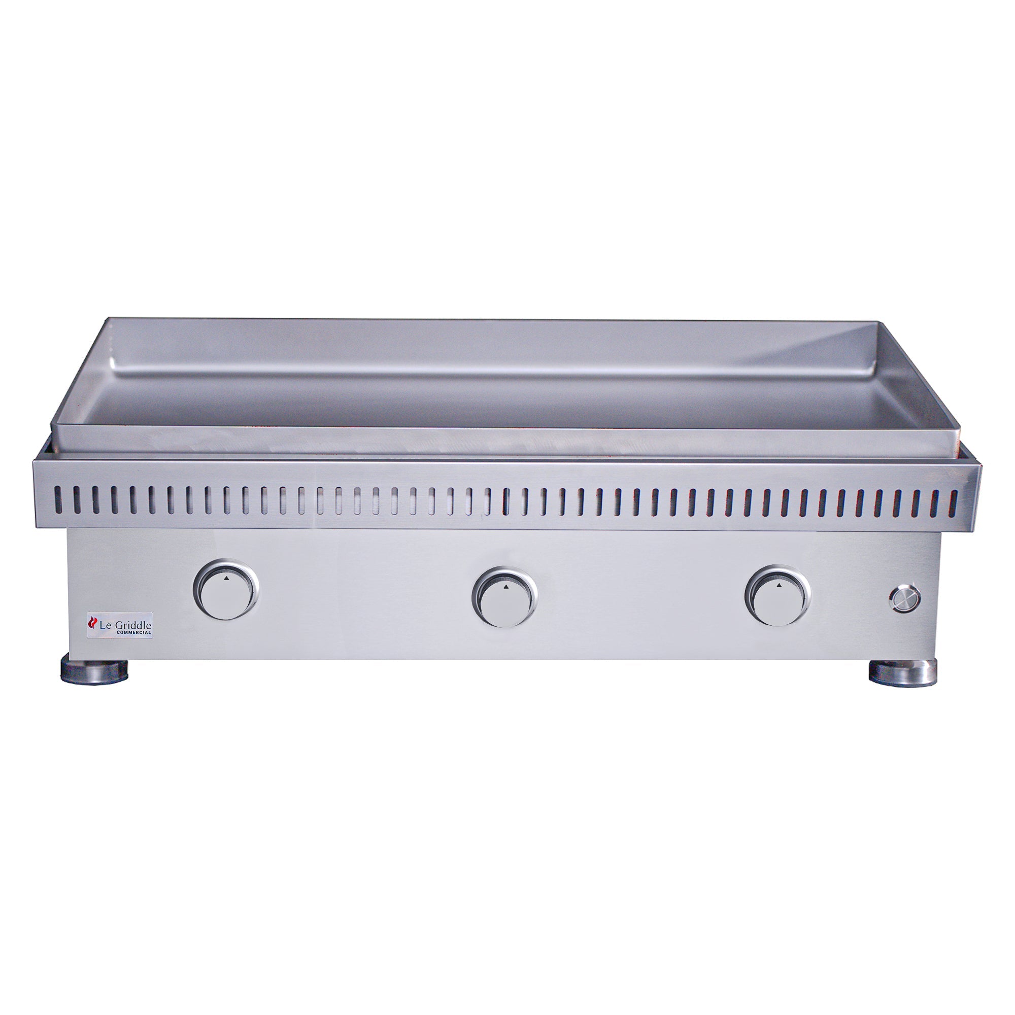 Le Griddle Commercial Series 105 gas griddle with 6mm plate, stainless steel commercial cooking surface OML105C6