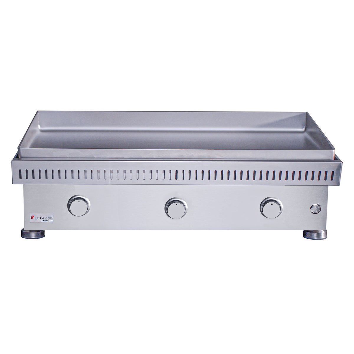 Le Griddle Commercial Series 105 gas griddle with 6mm plate, stainless steel commercial cooking surface OML105C6