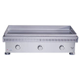 Le Griddle Commercial Series 105 gas griddle with 6mm plate, stainless steel commercial cooking surface OML105C6