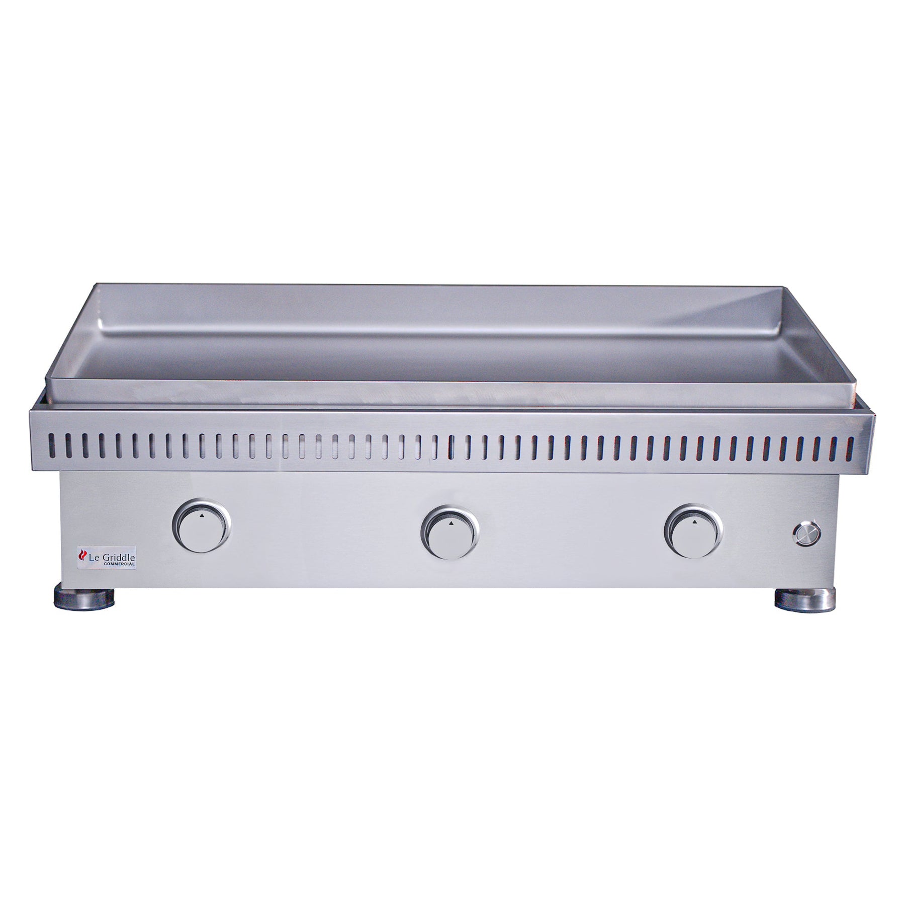 Le Griddle Commercial Series 105 gas griddle with 6mm plate, stainless steel commercial cooking surface OML105C6