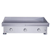 Le Griddle Commercial Series 105 Gas Griddle with 3mm plate and stainless steel cooking surface OML105C3