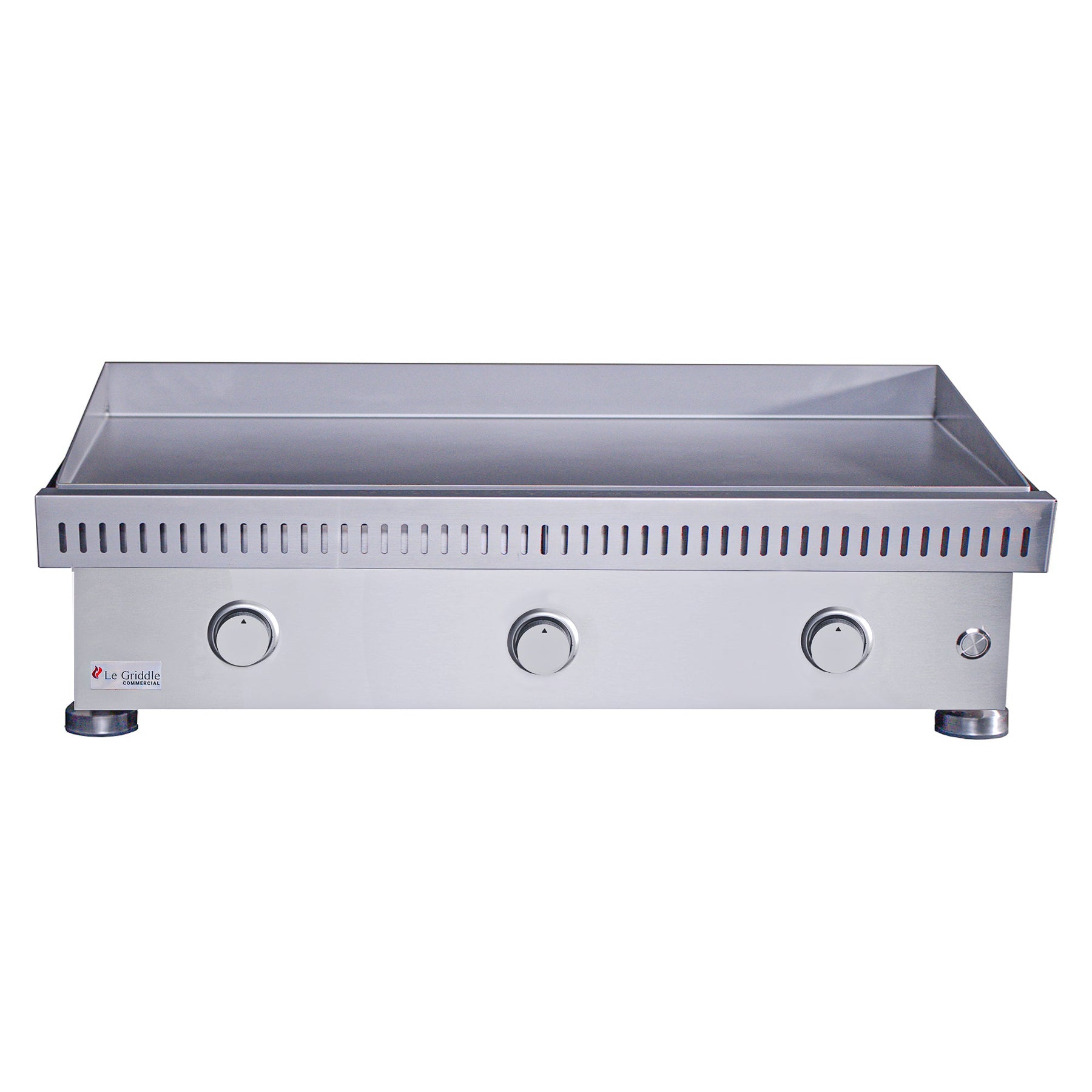 Le Griddle Commercial Series 105 Gas Griddle with 3mm plate and stainless steel cooking surface OML105C3