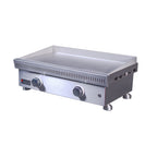 Le Griddle Commercial Series 75 gas griddle with 3mm stainless steel cooking plate and dual burners
