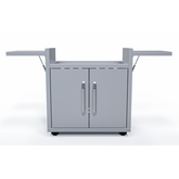 Le Griddle portable cart for 75 series griddles GFCART75 stainless steel with folding shelves and caster wheels
