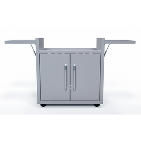 Le Griddle portable cart for 75 series griddles GFCART75 stainless steel with folding shelves and caster wheels